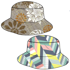 Fashion sewing patterns for Hat 22
